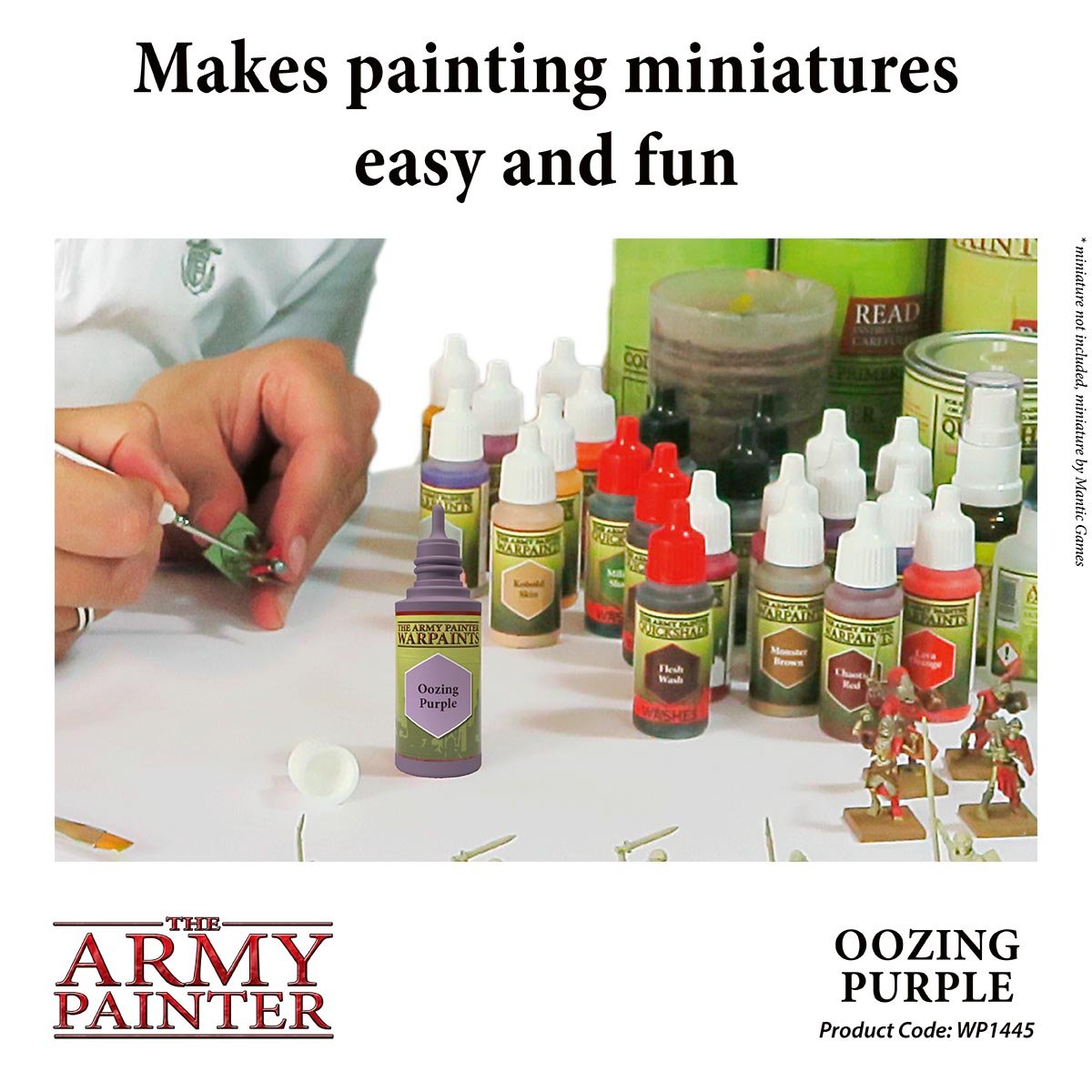 The Army Painter Warpaints WP1445 Oozing Purple Acrylic Paint 18ml bottle