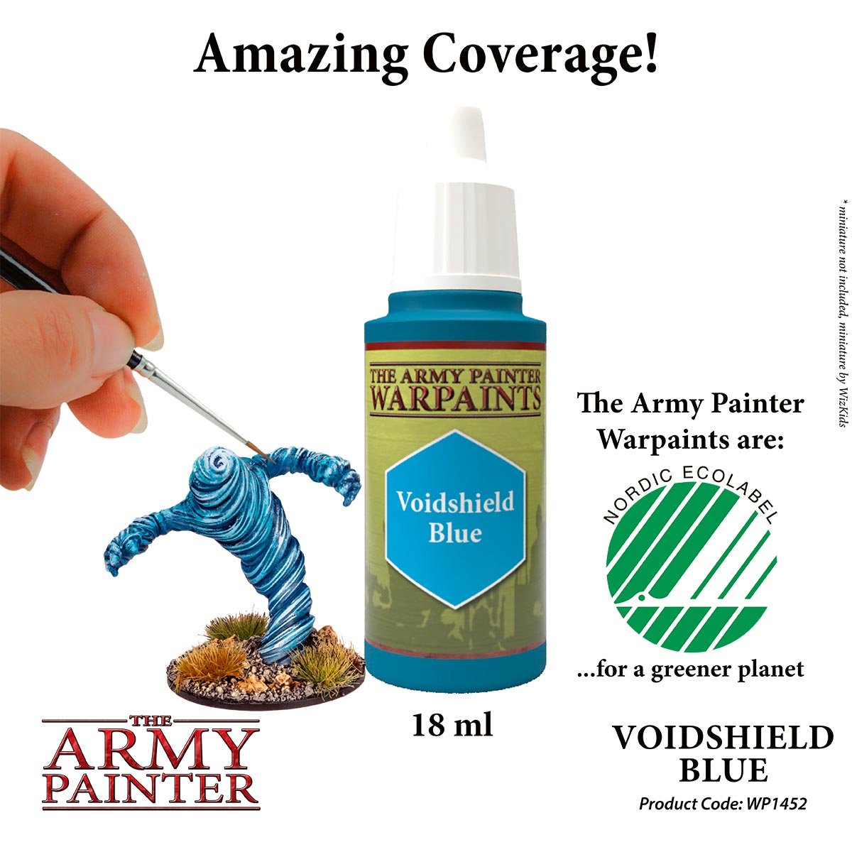 The Army Painter Warpaints WP1452 Voidshield Blue Acrylic Paint 18ml bottle