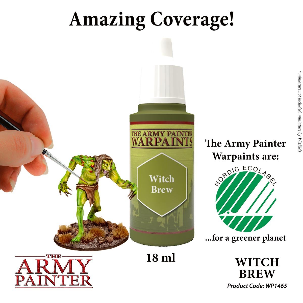 The Army Painter Warpaints WP1465 Witch Brew Acrylic Paint 18ml bottle