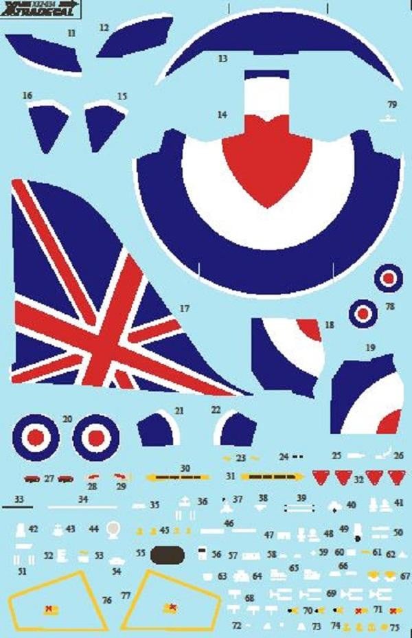 Xtradecal X32034 1/32 BAe Hawk T.1A Model Decals - SGS Model Store