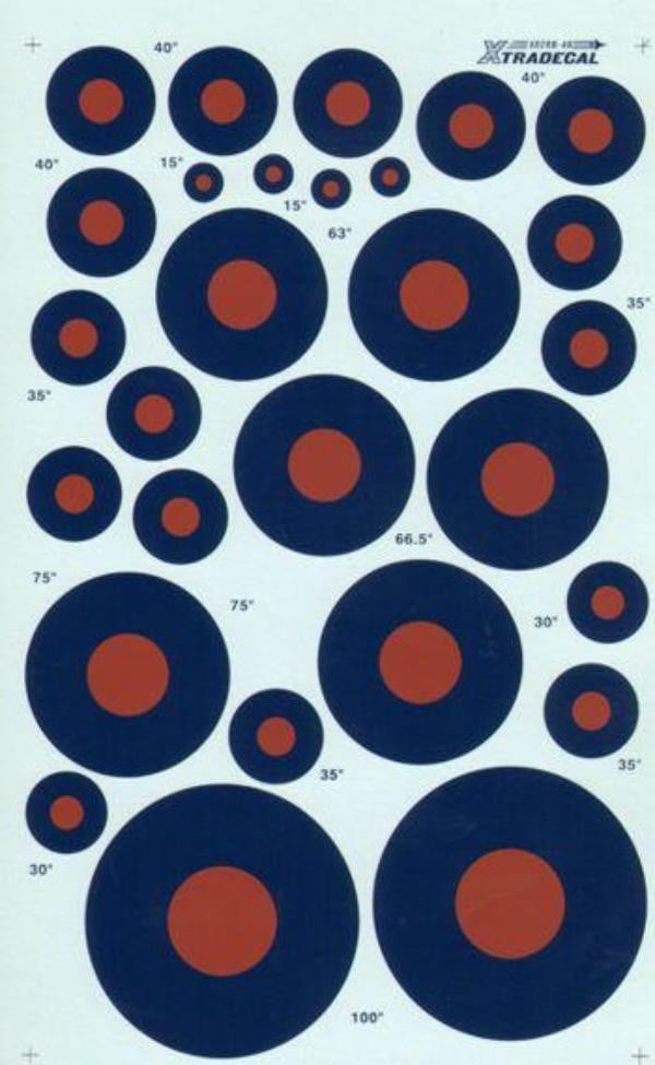 Xtradecal X48028 1/48 RAF National Insignia/Roundels B Type Model Decals - SGS Model Store