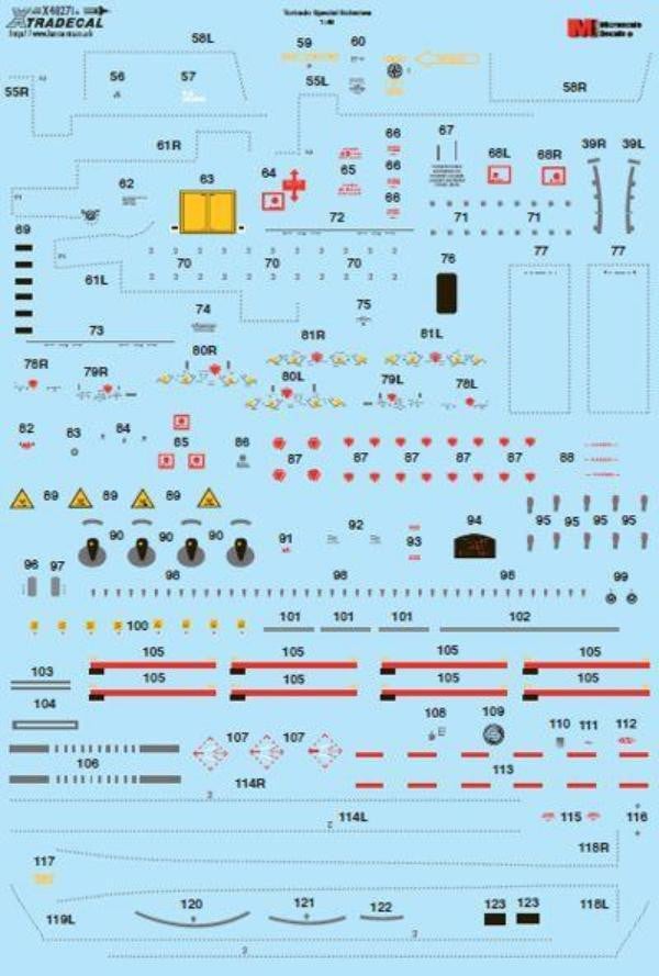 Xtradecal X48171 1/48 Panavia Tornado GR.4 Special Schemes Model Decals - SGS Model Store