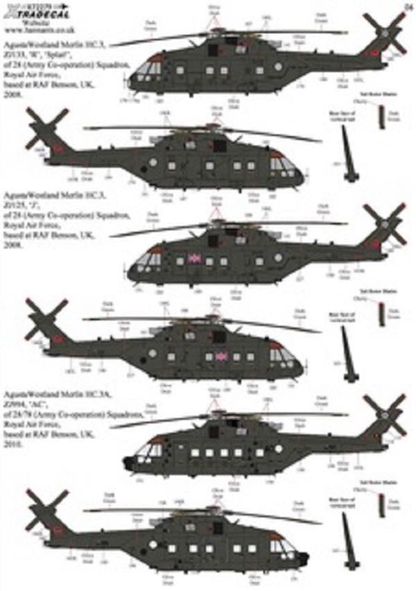 Xtradecal X72279 1/72 Agusta Westland Merlin Operators Model Decals - SGS Model Store