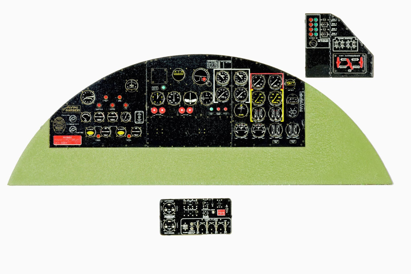 Yahu Models YMA3222 1/32 B-17 E/F Flying Fortress Instrument Panel for HK Models - SGS Model Store