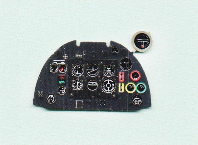 Yahu Models YMA4806 1/48 Spitfire Mk.I Instrument Panel for Airfix - SGS Model Store