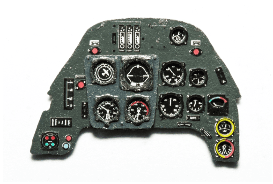 Yahu Models YMA4821 1/48 Messerschmitt Bf-109G Instrument Panel for Eduard - SGS Model Store