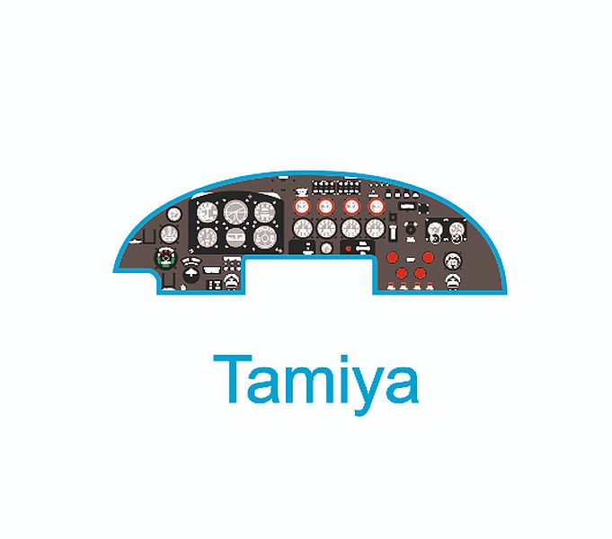 Yahu Models YMA4869 1/48 Avro Lancaster B.I/III Instrument Panel for Tamiya - SGS Model Store