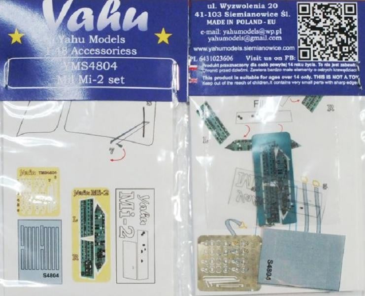 Yahu Models YMS4804 1/48 Mil Mi-2 Accessory Set - SGS Model Store