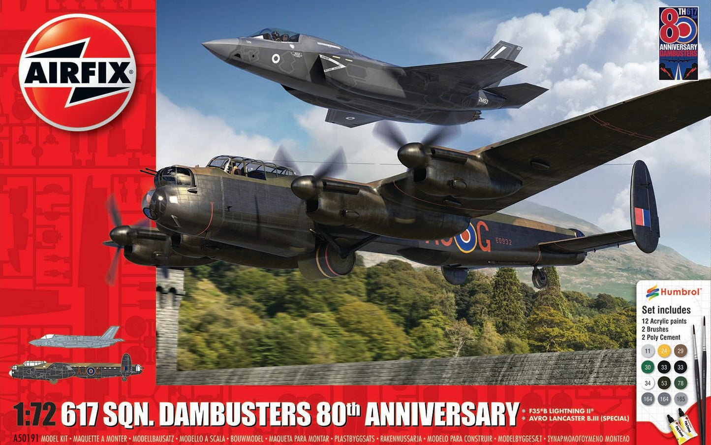 Airfix A50191 617 Sqn. Dambusters 80th Anniversary - Gift Set 1/72