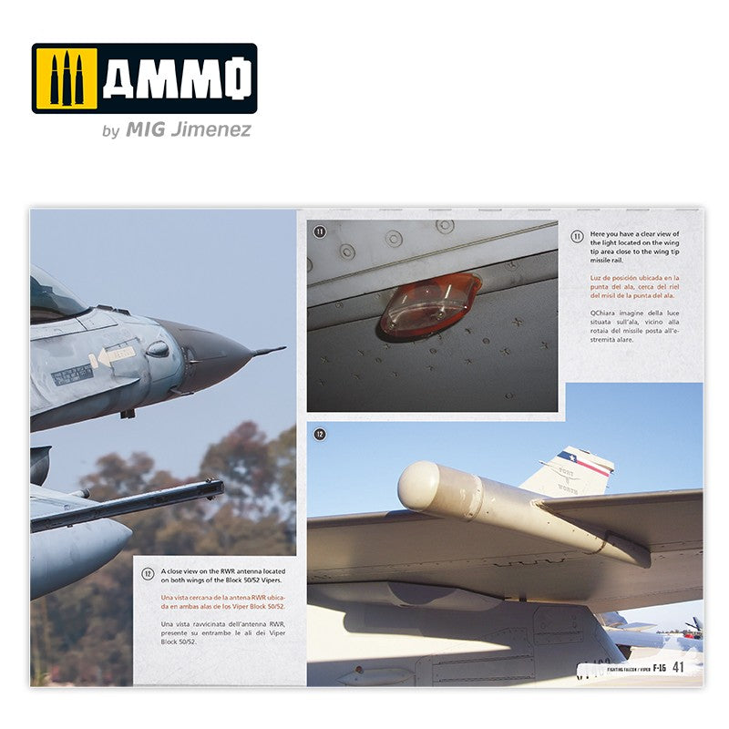 Ammo Mig F-16 Fighting Falcon / VIPER Visual Modelers Guide AMIG6029