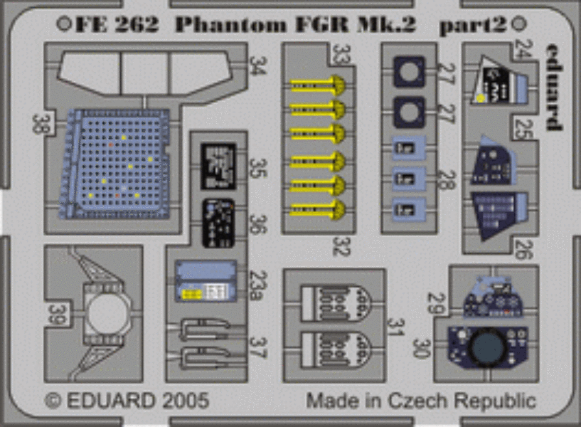Eduard FE262 1/48 FGR.2 Phantom Photo Etched Set for Hasegawa & Revell Kits - SGS Model Store