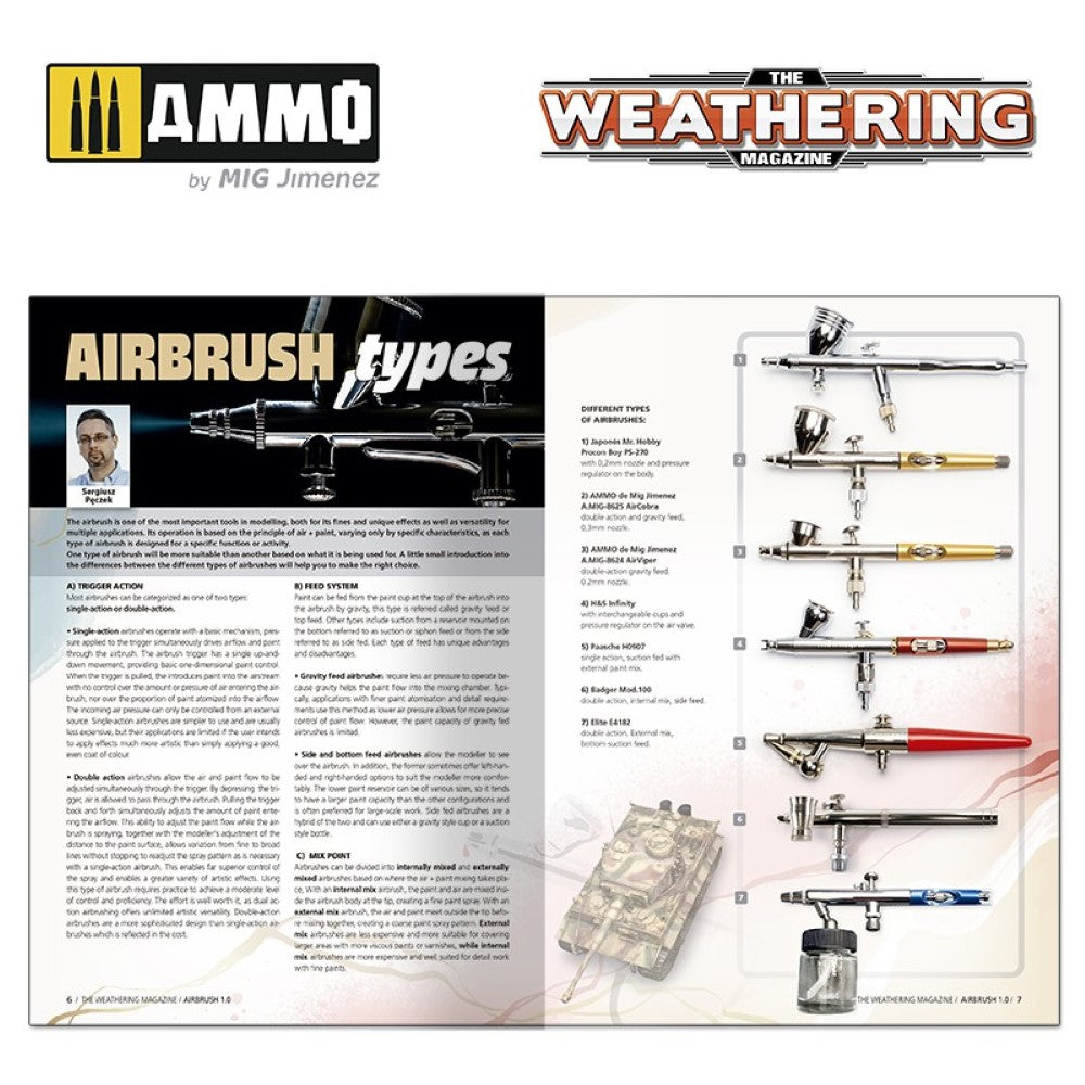 The Weathering Magazine 36 - Airbrush 1.0 Ammo by Mig AMIG4535