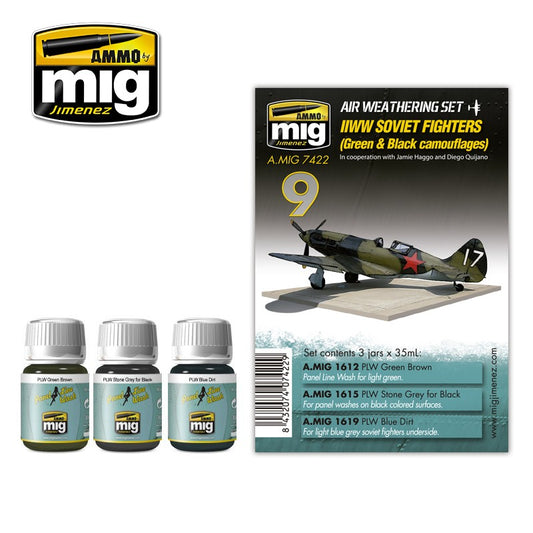 AMMO by Mig AMIG7422 WWII Soviet Airplanes Paint Set